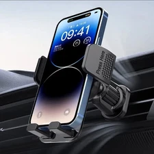 Car Air Vent Phone Holder Stand Mount For iPhone 17 16 15 Samsung Galaxy S24 S25