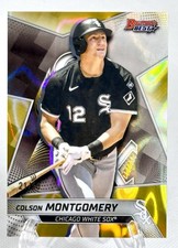 2025 Bowman’s Best - Colson Montgomery White Sox Gold Lava /50