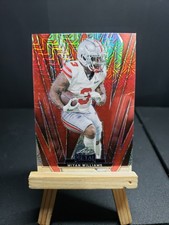 Miyan Williams 2024 Leaf Metal Football Red Velocity 3/3 SSP