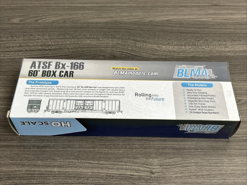 BLMA Models HO #53067 Bx-166 60’ Beer Car BNSF (Powerbar Logo) #780763 NIB - Image 4 of 4