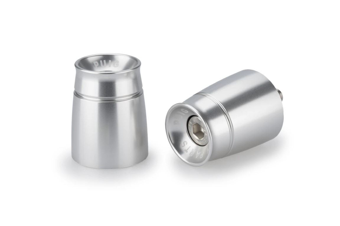 Puig Silver Speed Bar Ends Yamaha MT-09 2024-2025