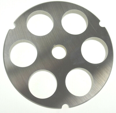 #32 x 1'' (25mm) Stainless meat grinder plate for Biro & Berkel 3 15/16'' dia