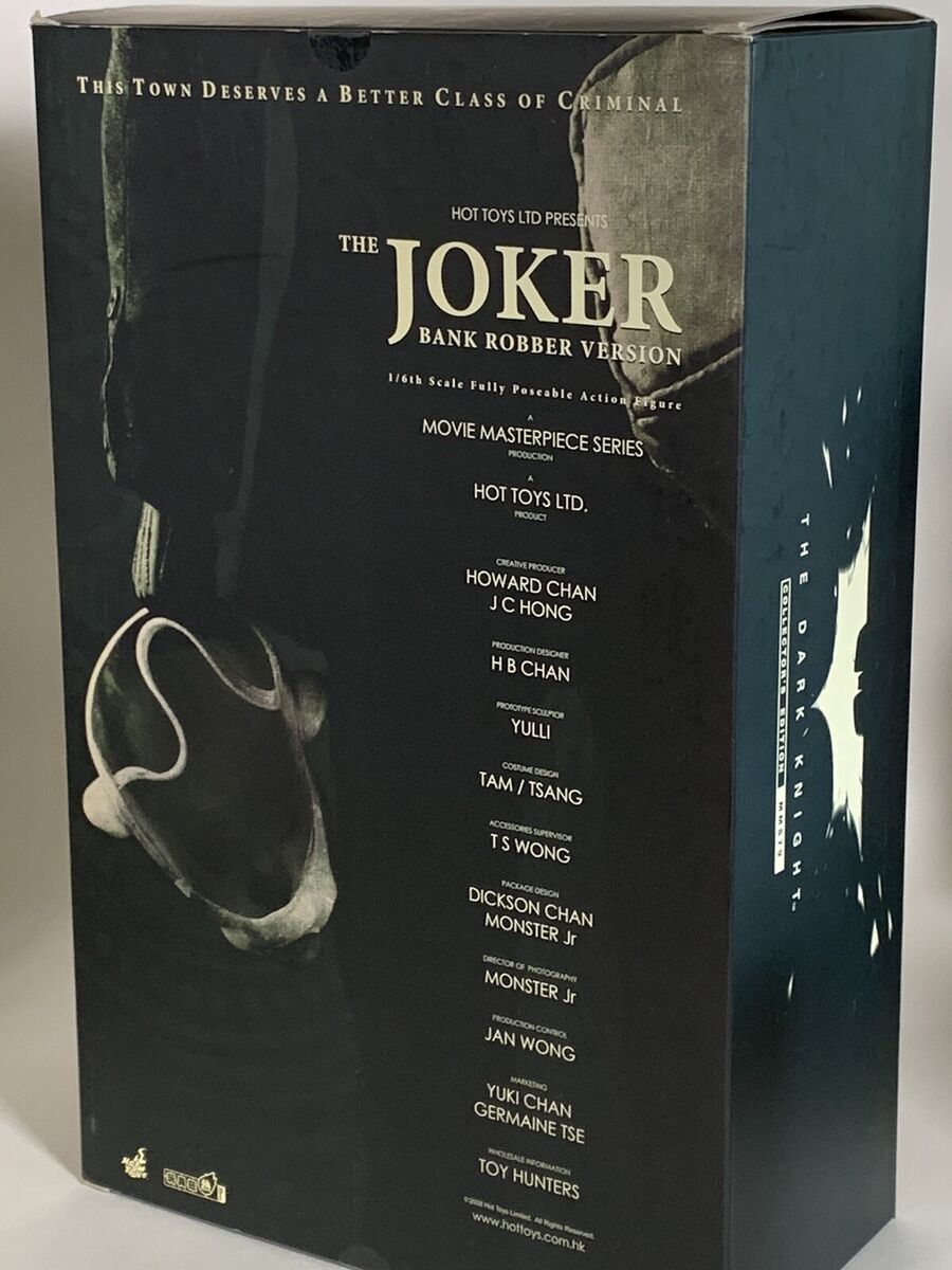 Hot Toys The Joker Bank Robber Heath Ledger - MMS 79 TDK Hot Toys The Joker Bank Robber Heath Ledger - MMS 79 TDK