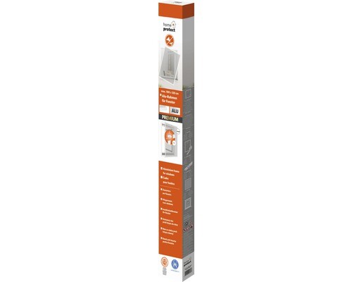 home protect RahmenfensterInsektenschutz Aluminium mit Metallverbinder weiss 100 - Bild 2 von 6