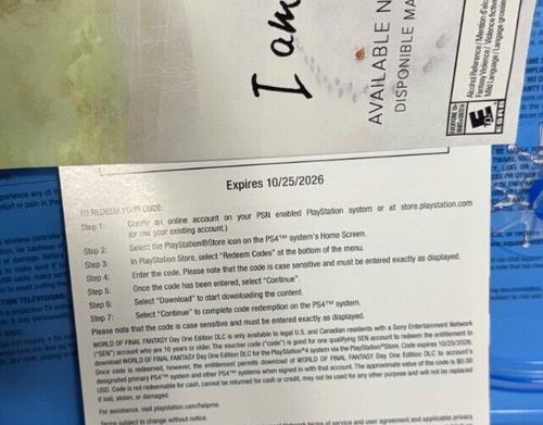 World of Final Fantasy/Sony PlayStation 4/Case & Add On Only/No Game - Picture 3 of 3