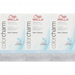 Wella Color Charm 3x T18 Lightest Ash Blonde Hair Toner Express
