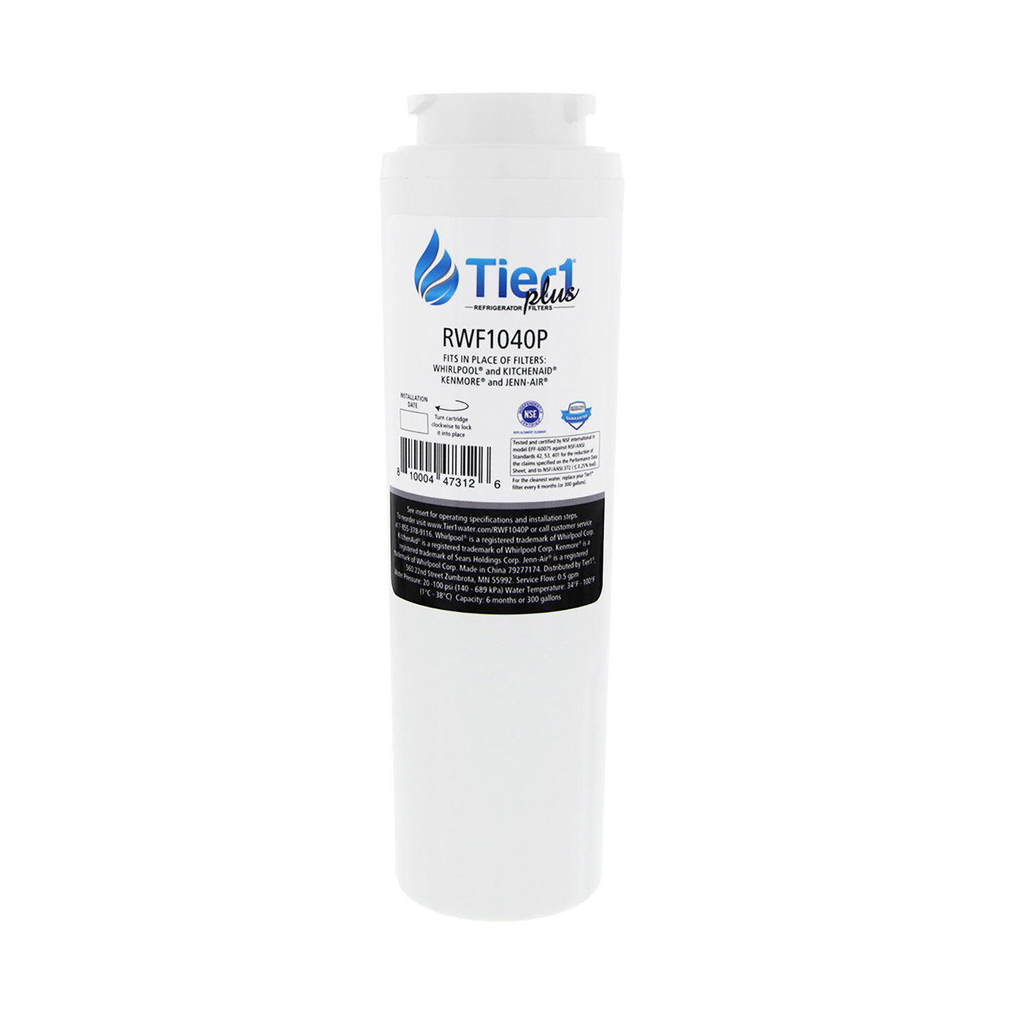 Fits Maytag UKF8001 EDR4RXD1 4396395 46-9006 Filter 4 Compar