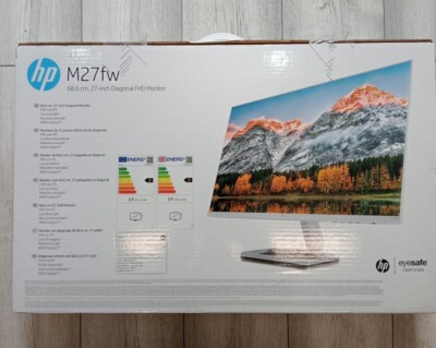 HP M27fw 27 inch IPS LCD Monitor - White for sale online | eBay UK