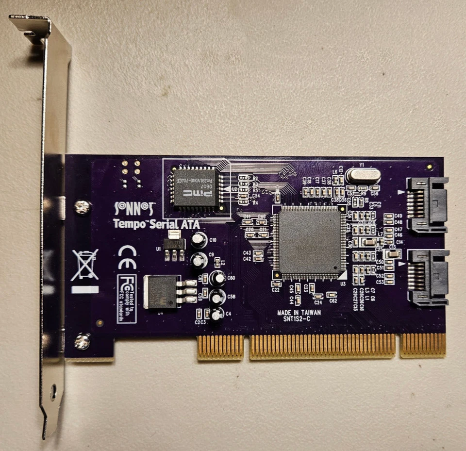 Sonnet Tempo Sata Serial ATA PCI Card with Box for PowerMac G3 G4 Beige - Image 2 of 4