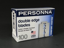 PERSONNA Barber Comfort Coated Double Edge Razor Blades BP9020 100 Blades USA