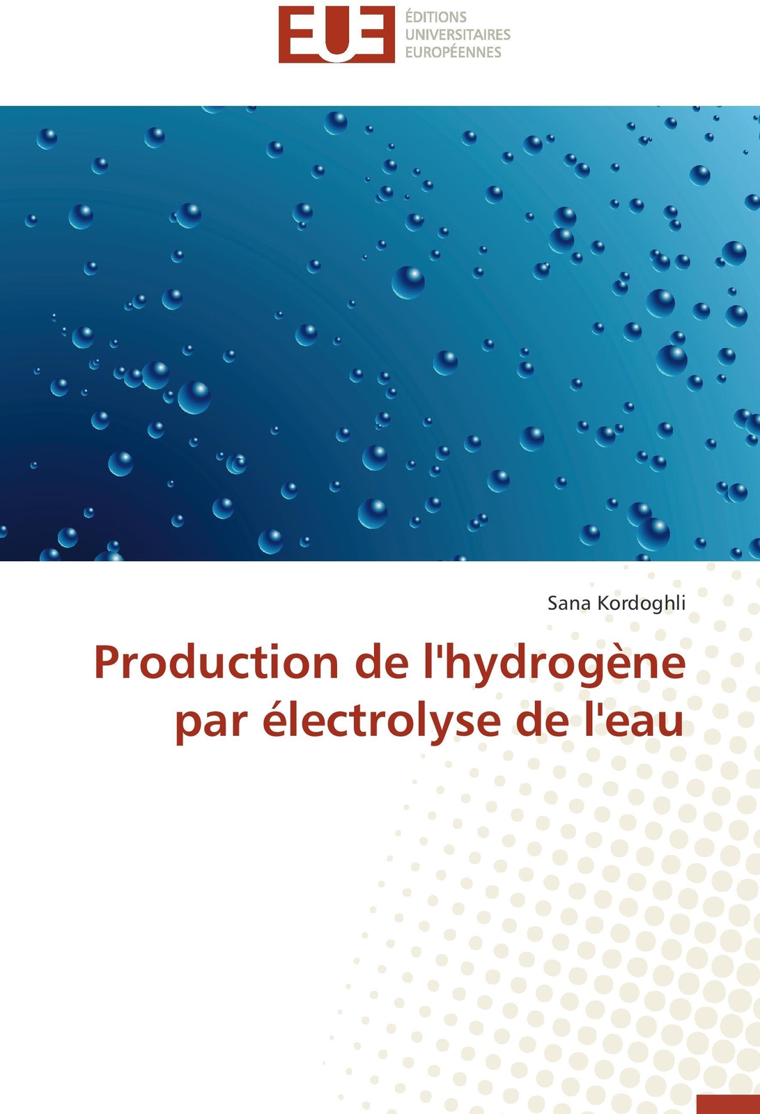 Thumbnail - Production De L'hydrogène Par Électrolyse De L'eau | Sana Kordoghli |