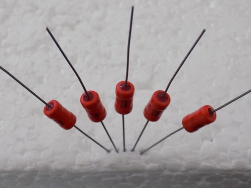 10 x ton de guitare condensateur axial Sprague 192P 0,1uF 80 V Pacer Axial Son NEUF fabriqué aux États-Unis - Photo 5/5