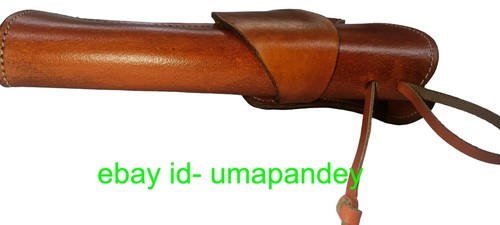 Western Tooled Holster Gun Leather Rig Sass Pistol Cowboy Revolver - Picture 3 of 28