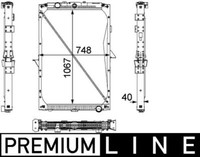 Mahle KüHler WasserküHler FüR Mercedes A-Klasse E-Klasse T-Model Peugeot W168