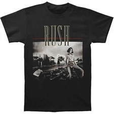 Rush Permanent Waves T-shirrt Black Men M L 234XL  A210