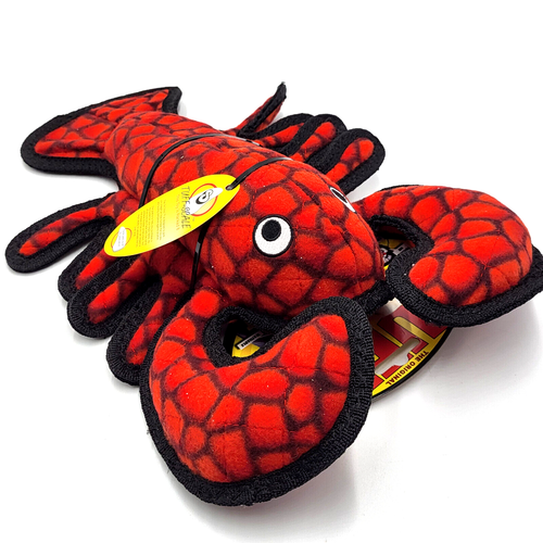 Tuffy Ocean Lobster Squeaky Soft Durable Floating Tug & Shake Dog Toy 14" - Picture 8 of 16
