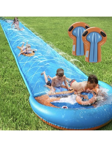 31.5FT Slip Water Slide Extra Long Slip Lawn Water Slide - Picture 2 of 5