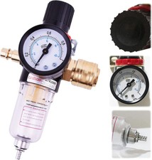 1/4" Druckminderer Druckluft Filter Regler Kompressor Wasserabscheider Manomete*