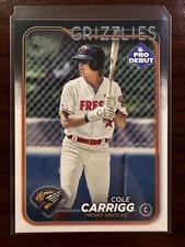 2024 Topps Pro Debut #PD-9 Cole Carrigg - Grizzlies/Rockies