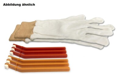 Reinigungsstäbchen (3x rot, 3x orange), 1 Baumwollhandschuh für Studer Revox A77