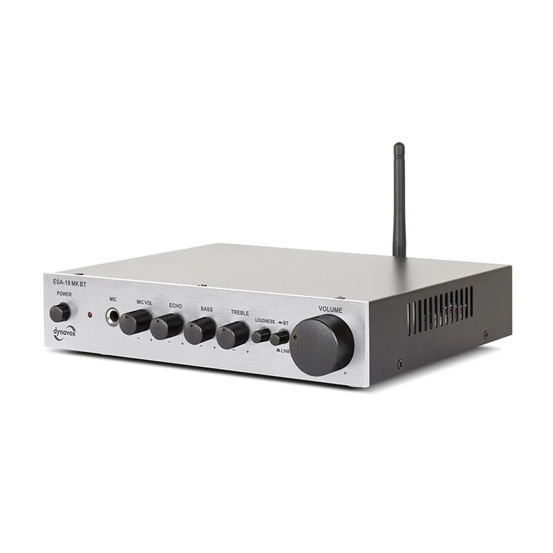 Dynavox Esa-18 Mk BT Amplificatore Ricezione Commutabile Loudness Standby Echo - Immagine 3 di 4