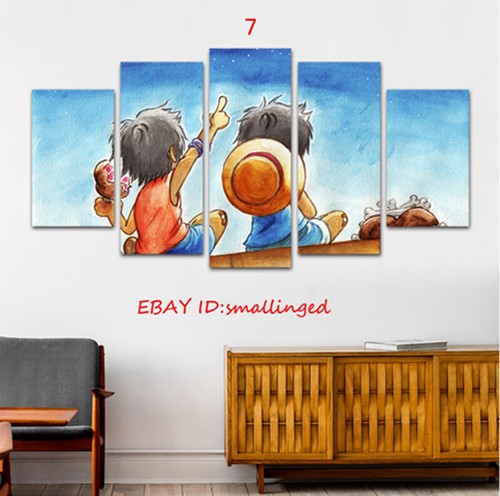 One Piece poster hang picture living room setting mural Decorate Luffy Ace Zoro - Picture 19 of 35