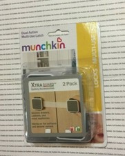 Munchkin Xtraguard Dual Action Multi Use Latches - 2 Count