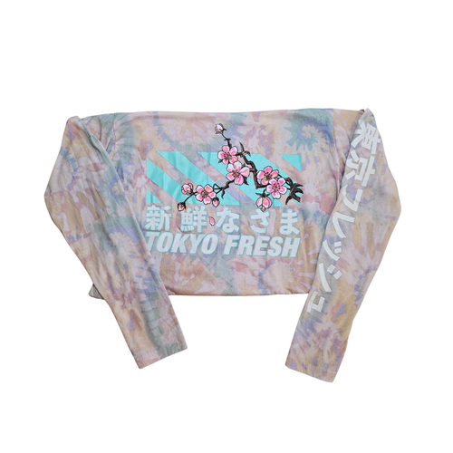Fresh Laundry Tokyo Fresh Tie-Dye Long Sleeve Graphic T-Shirt Men’s L