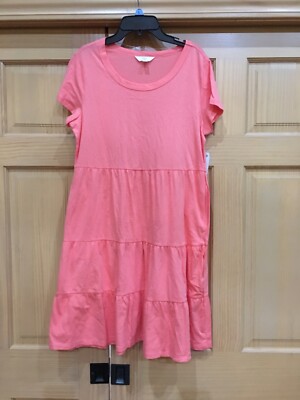 white christmas dresses Maryam Tiered Cotton Knit Puff Sleeve Dress main image 1