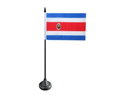 Tischflagge Costa Rica costaricanische Tischfahne 10x15cm