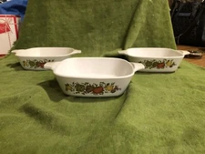 L’Echalote La Sauge Spice of Life pattern Corning Ware 1 3/4 Cup (3)