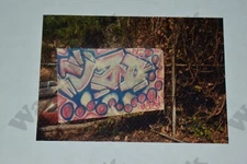 1980s Los Angeles Area GRAFFITI urban street art mural  VINTAGE PHOTOGRAPH  Aw56