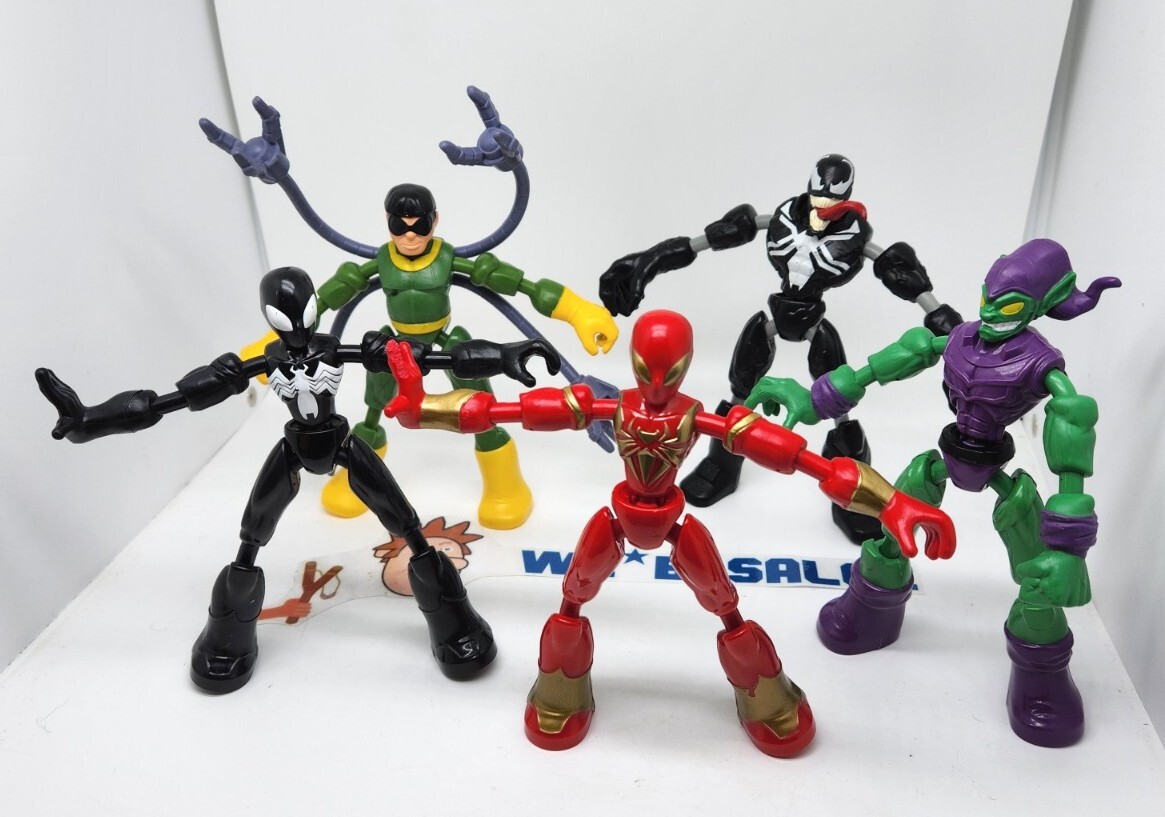 Bend & Flex Spider-Man Green Goblin Venom Doc Oc Iron-Spider 