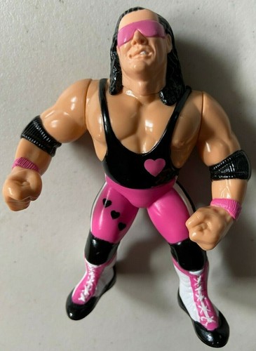 WWF Hasbro Bret Hitman Hart Loose 1992 WWE Vintage...
