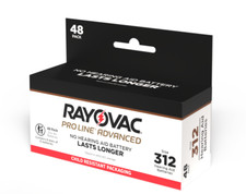 Rayovac Proline Advanced Mercury-Free Hearing Aid Batteries, Box - 48 Batteries