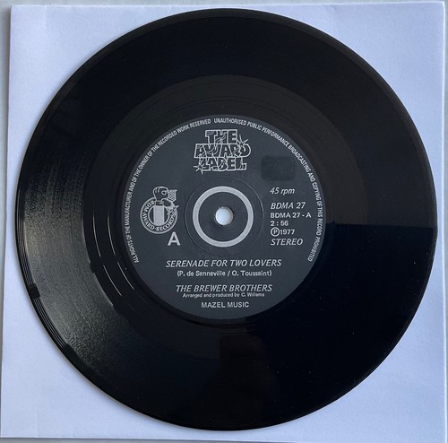 The Brewer Brothers - Serenade For Two Lovers - 7” Vinyl Single - 第 3/3 張圖片