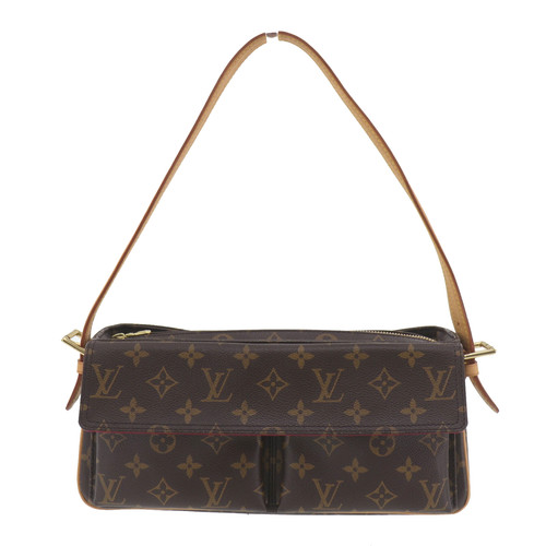 LOUIS VUITTON LV Viva Cite MM Used Shoulder Bag Monogram Leather M51164 #EF635 A