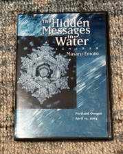 Masaru Emoto THE HIDDEN MESSAGES IN WATER 2004 SEMINAR DVD