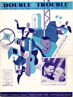Double Trouble, The Big Broadcast of 1936, Lyda Roberti & Jack Oakie, Sheet Musi