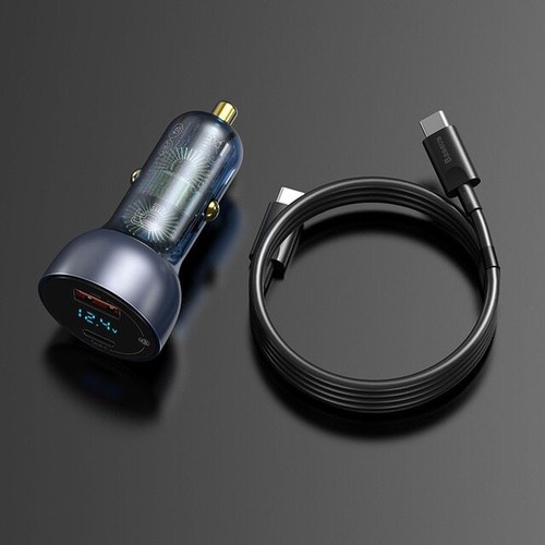 Baseus 65W USB Typ C Auto Ladegerät QC4.0 Schnell Ladeadapter Zigarettenanzünder - Bild 19 von 23