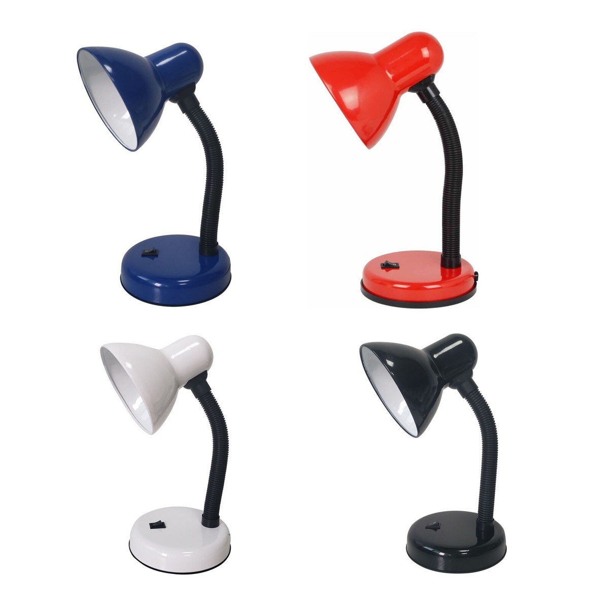 Study Desk Lamp Flexible Neck E27 40W Simple Design Study Work