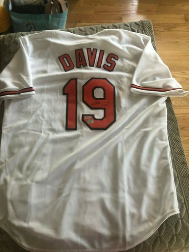 Chris Davis Autographed Signed Jersey Orioles Fanatics Authentic MLB