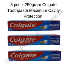 3 Pcs  x 250gram Colgate Strong Teeth Toothpaste