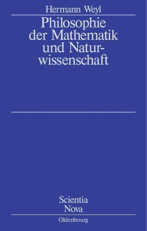 Thumbnail - Philosophie Der Mathematik Und Naturwissenschaft | Herrmann Weyl |