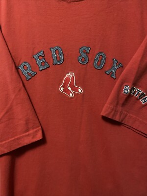 Classic Boston Red Socks embroidered T Shirt - Main Image