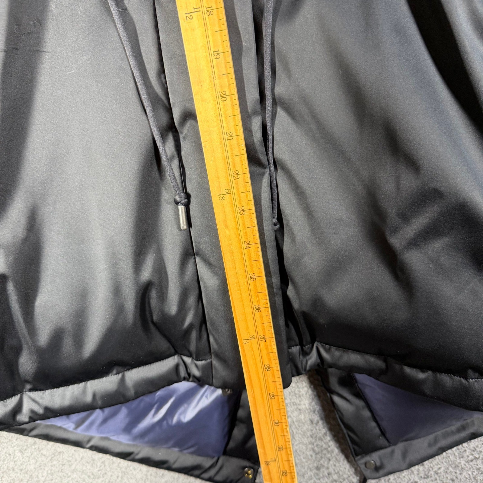 Uniqlo +J Jil Sander Down Short Coat Black Oversized Hooded Puffer Jacket Small image 8