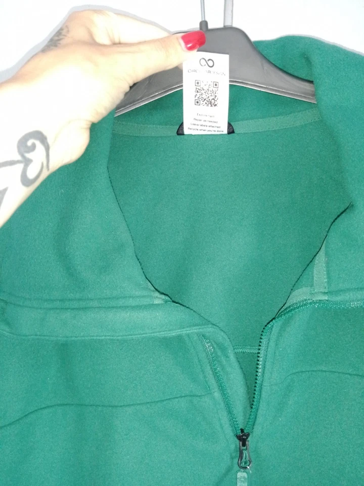 The North Face Glacier 1/2 Zip Fleece  Green XL Womens (New) - Image 4 of 4