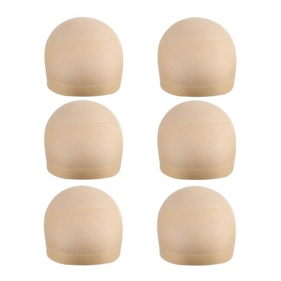6 Stück Haarnetz Nylon Wig Caps Perückenkappe Set Elastische Atmungsaktive Ha...