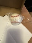 Autographed Baseball Ziolo Versailles (RARE) Inscription 1965 MVP