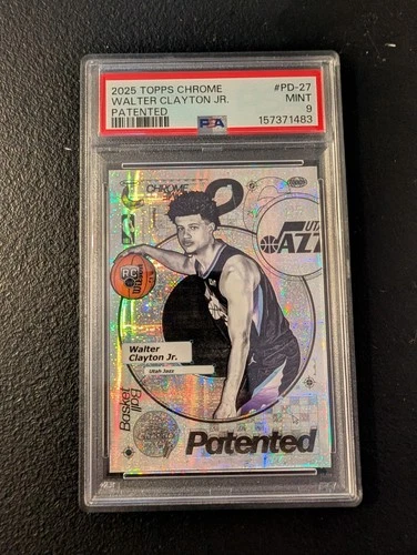 2025 Topps Chrome Walter Clayton Jr. Base (PSA 9)
